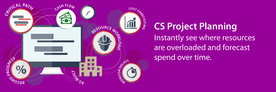 CS Project Planning Instantly see where resources are overloaded and forecast spend over time
